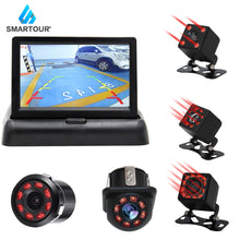 Load image into Gallery viewer, Smartour Car Rear View Camera Reversing Parking System Kit 4.3" inch TFT LCD Rearview Monitor Night Vision Backup Camera