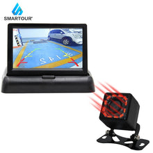 Load image into Gallery viewer, Smartour Car Rear View Camera Reversing Parking System Kit 4.3" inch TFT LCD Rearview Monitor Night Vision Backup Camera