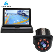 Load image into Gallery viewer, Smartour Car Rear View Camera Reversing Parking System Kit 4.3" inch TFT LCD Rearview Monitor Night Vision Backup Camera